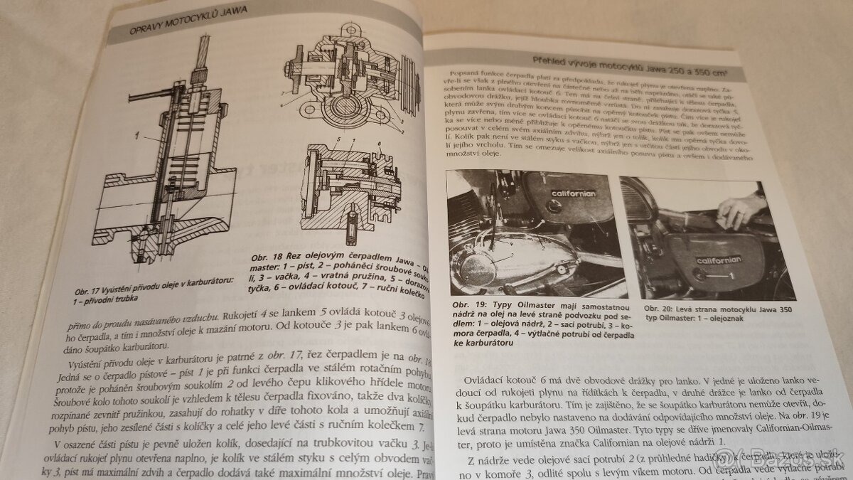 Jawa 250 / 350 údržba, opravy a seřizování motocyklů manuál - 3