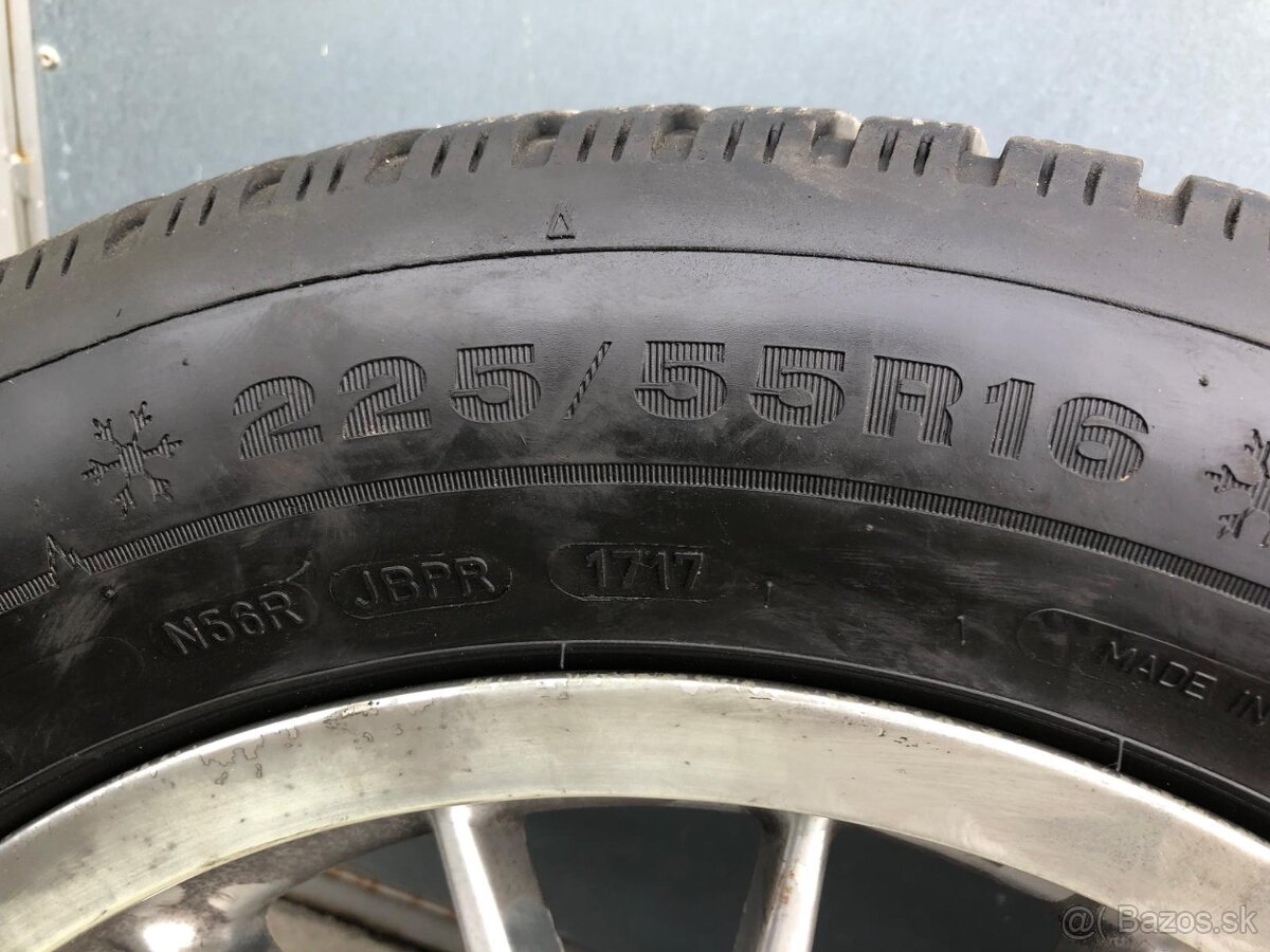 BMW e39 zimna sada 225/55 R16 pneu na elektronoch - 3