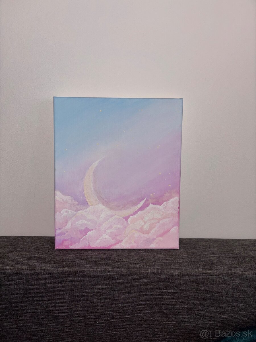 Rucne malovany obraz tempery na platne - 3