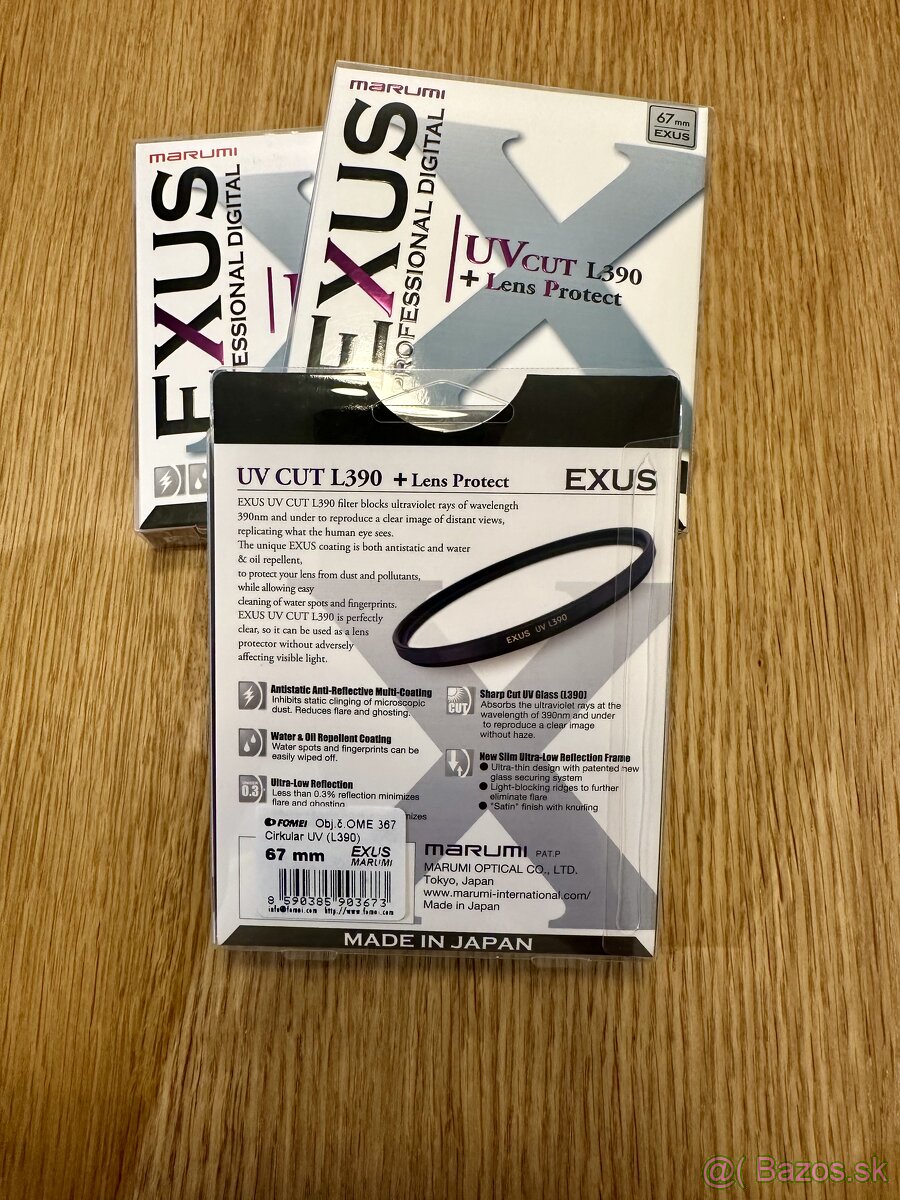 Predám UV filtre HOYA a Marumi - 3
