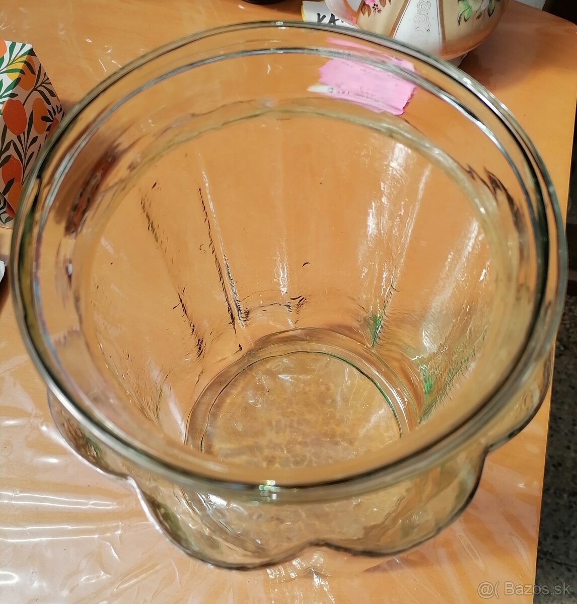 Stará sklenená fľaša 5l. - 3