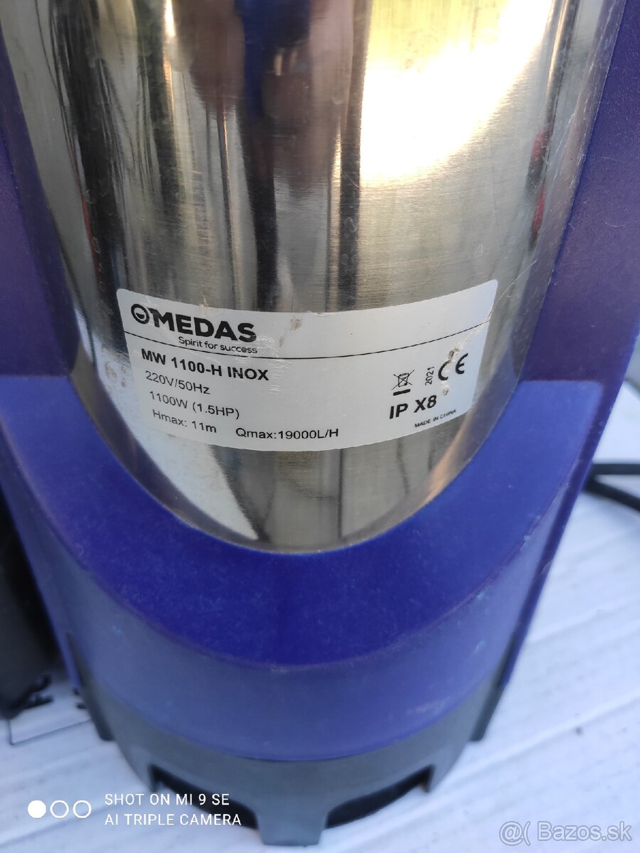 Kalové čerpadlo Omedas 1100 - 3