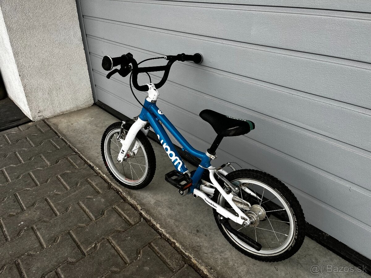 predám modrý bicykel WOOM 2 - 3