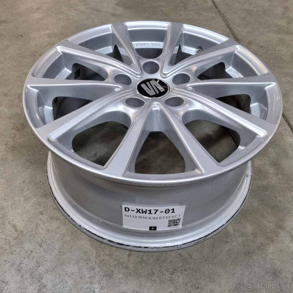 Hliníkové disky 5x112 R16 6,5J ET33 - 3