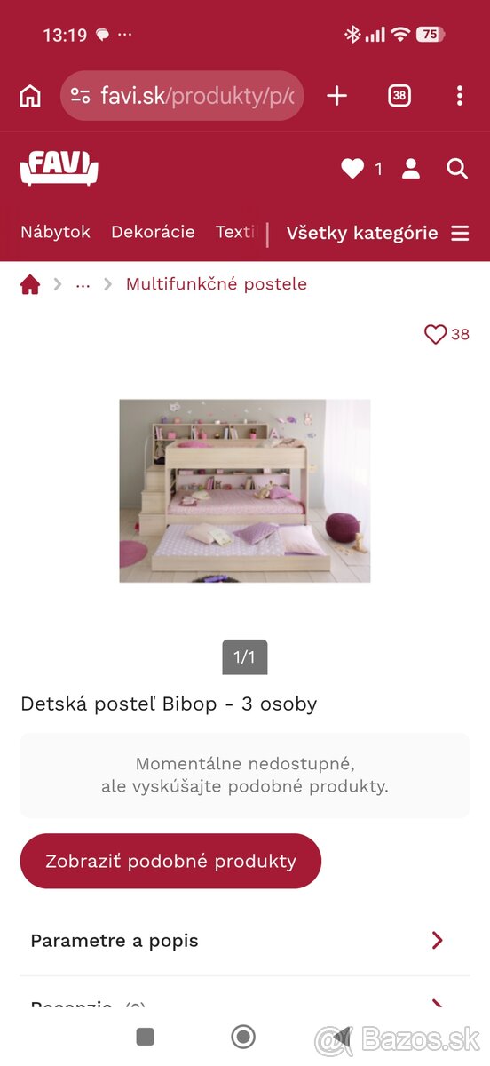 Dvojposchodova posteľ Bibop - 3