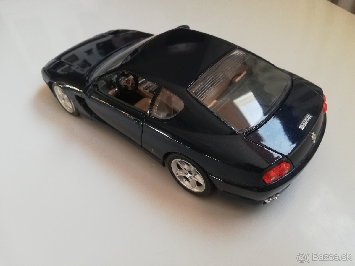 1:18 FERRARI 456 GT Bburago modra - 3
