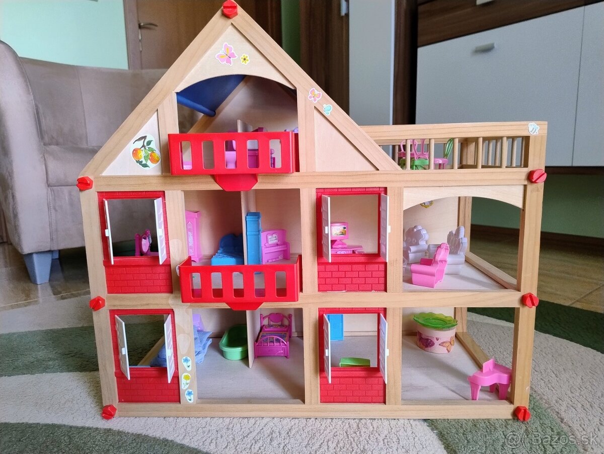 Drevenný domček pre bábiky Play Tive Junior - 3