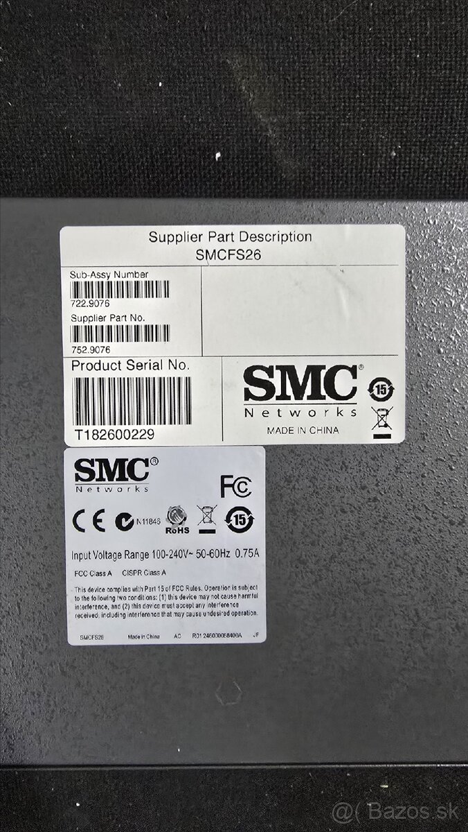 Switch SMC 10/100 - 3
