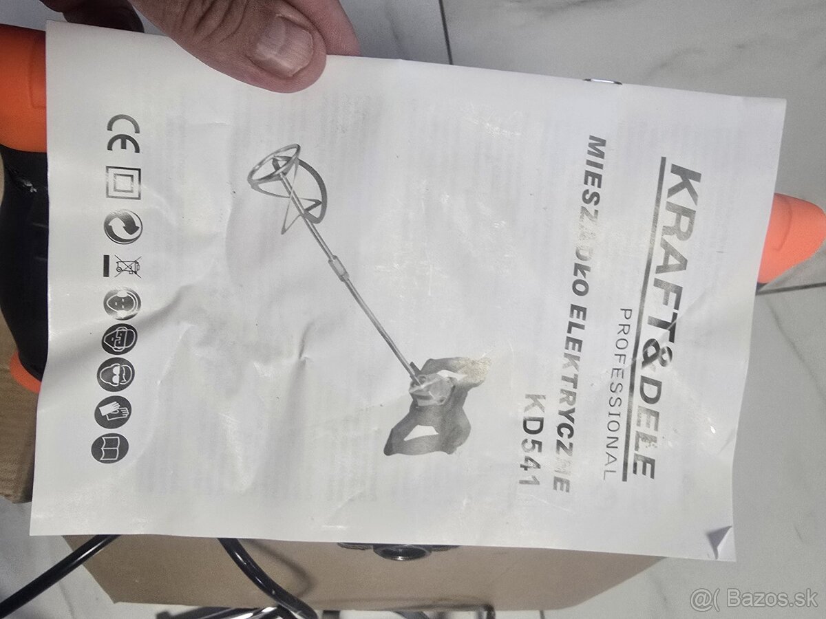 stavebné miešadlo Kraft&Dele KD541 - 3