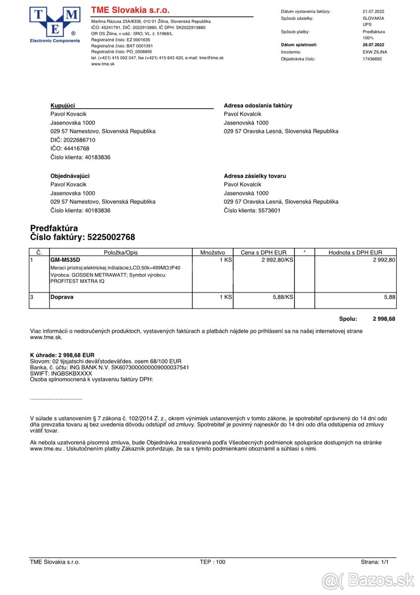 Predám PROFITEST MXTRA IQ – Gossen Metrawatt - 3