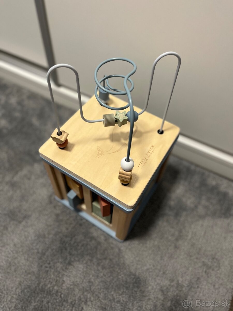 Little dutch interaktivna vzdelavacia kocka hracka pre deti - 3