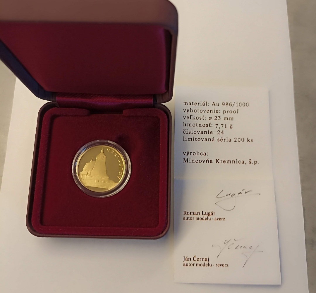 Zlaté medaily " Drevené kostoly " - 3