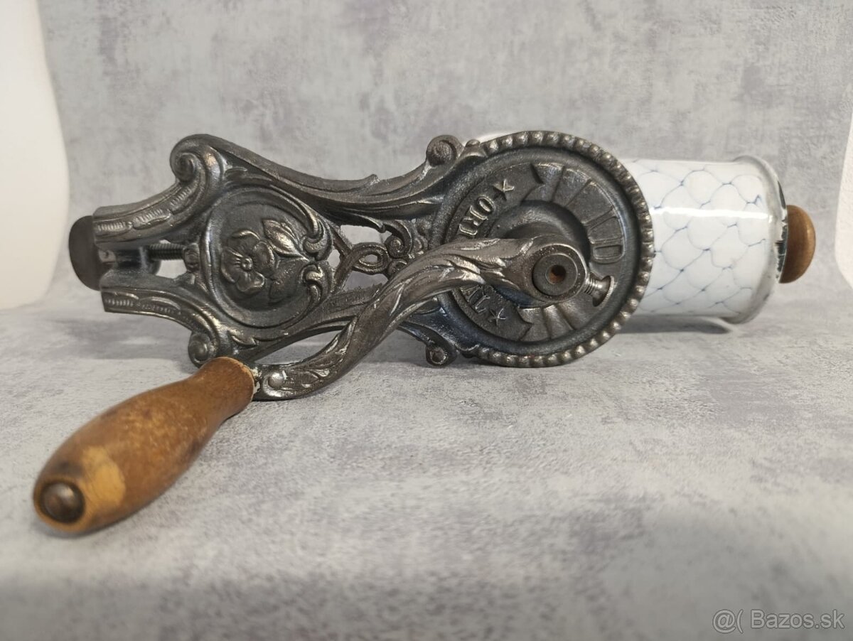 Krásný velmi styrá mlynček IDA se smaltom, dekoracia,sbierka - 3