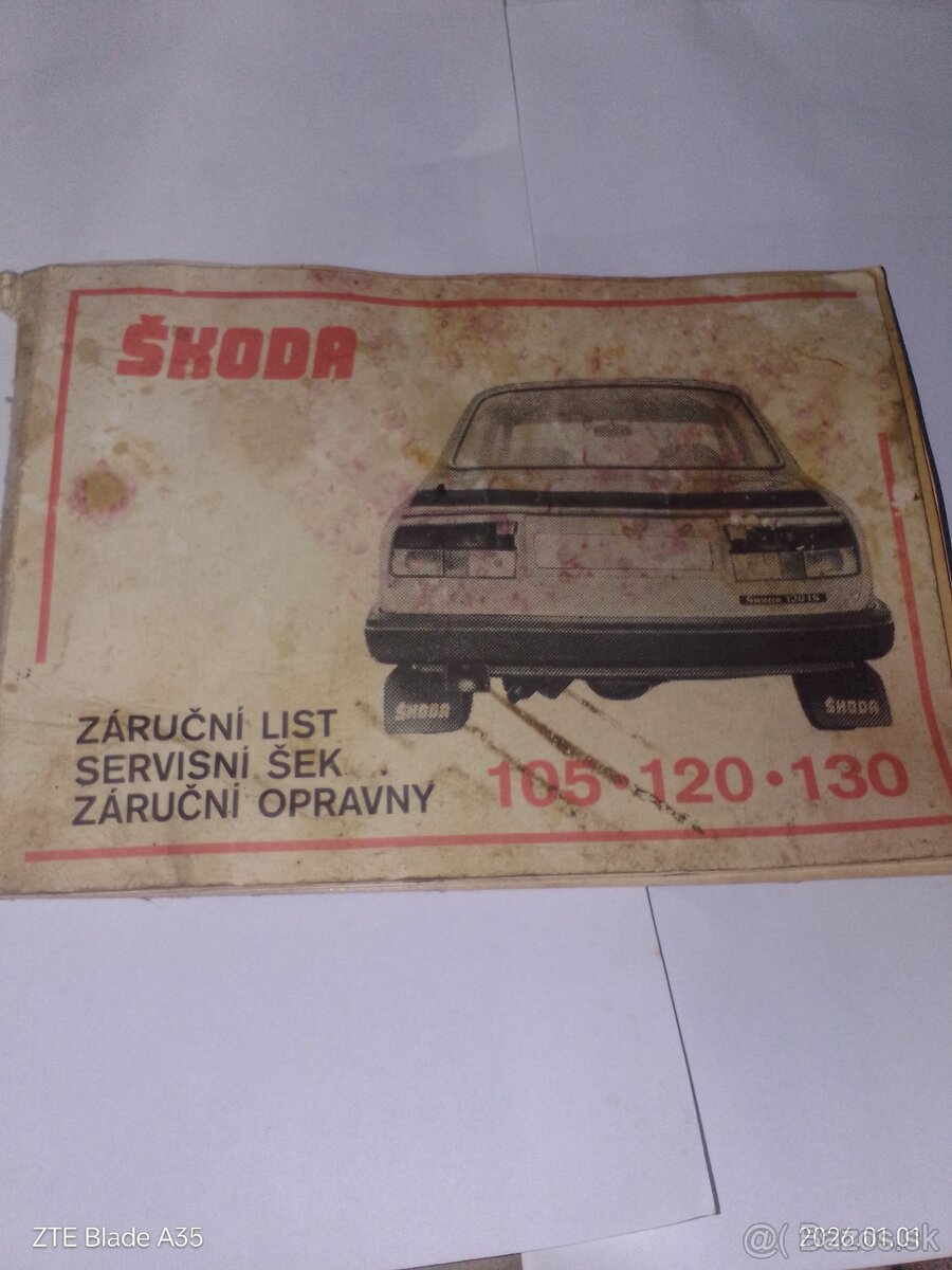 Škoda 120 návod na obsluhu 1985 - 3