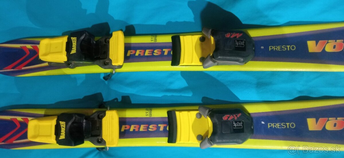 Predam detske lyze Volki Presto s viazanim + lyzuarky - 3