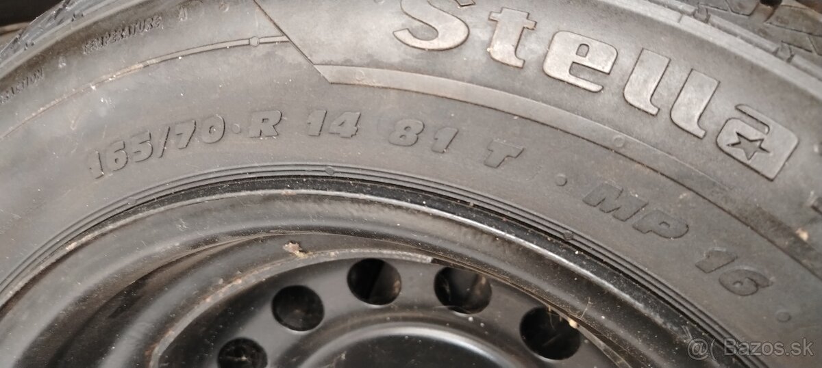 Predaj pneu na diskoch 165/70r14 - 3