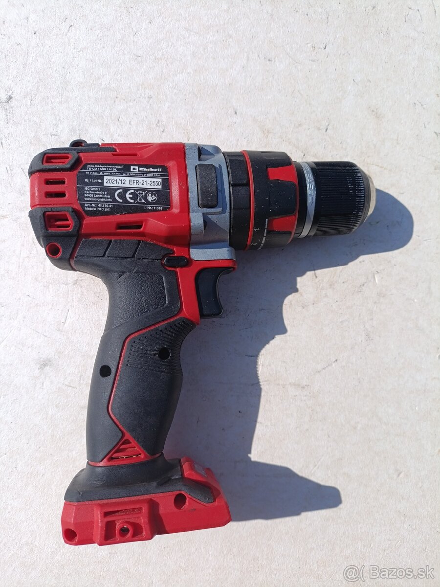 Einhell priklepová vŕtačka 18V aku - 3