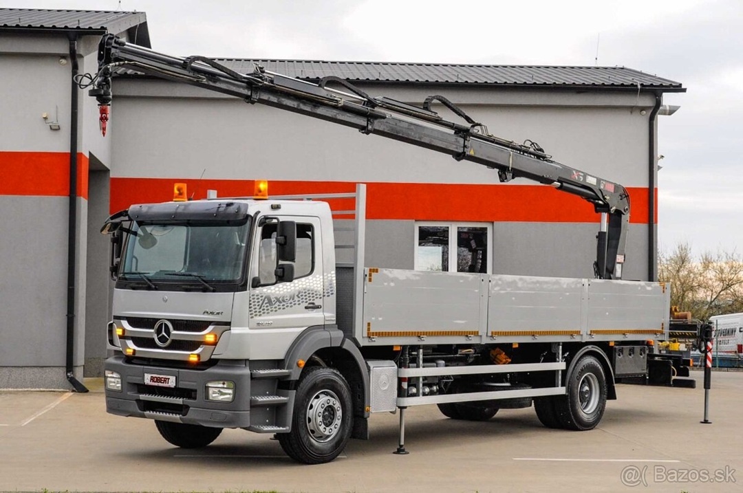 MERCEDES AXOR 1829 VALNÍK + HYDRAULICKÁ RUKA TOP STAV EU5 - 3
