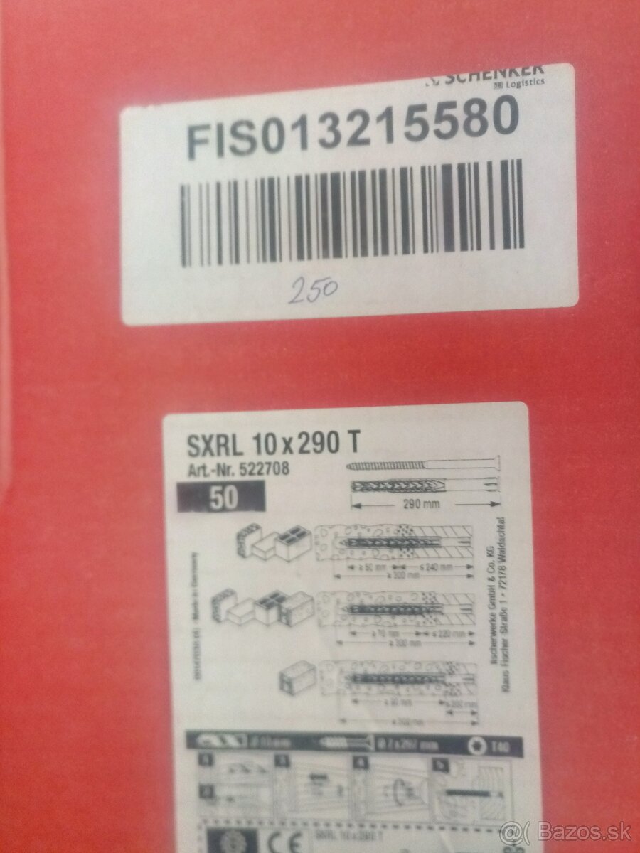 Rámová hmoždinka Fischer SXRL T - 3