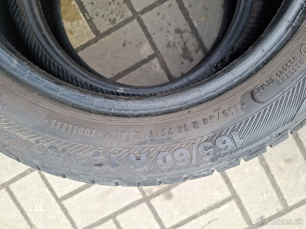 Predám 4 letné pneumatiky 165/60R14 75T - 3