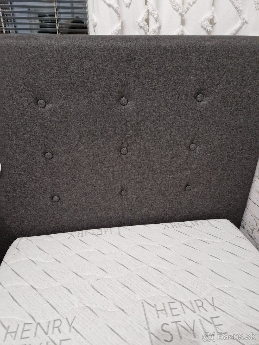 Posteľ 90x200 s matracom a úložným priestorom - 3