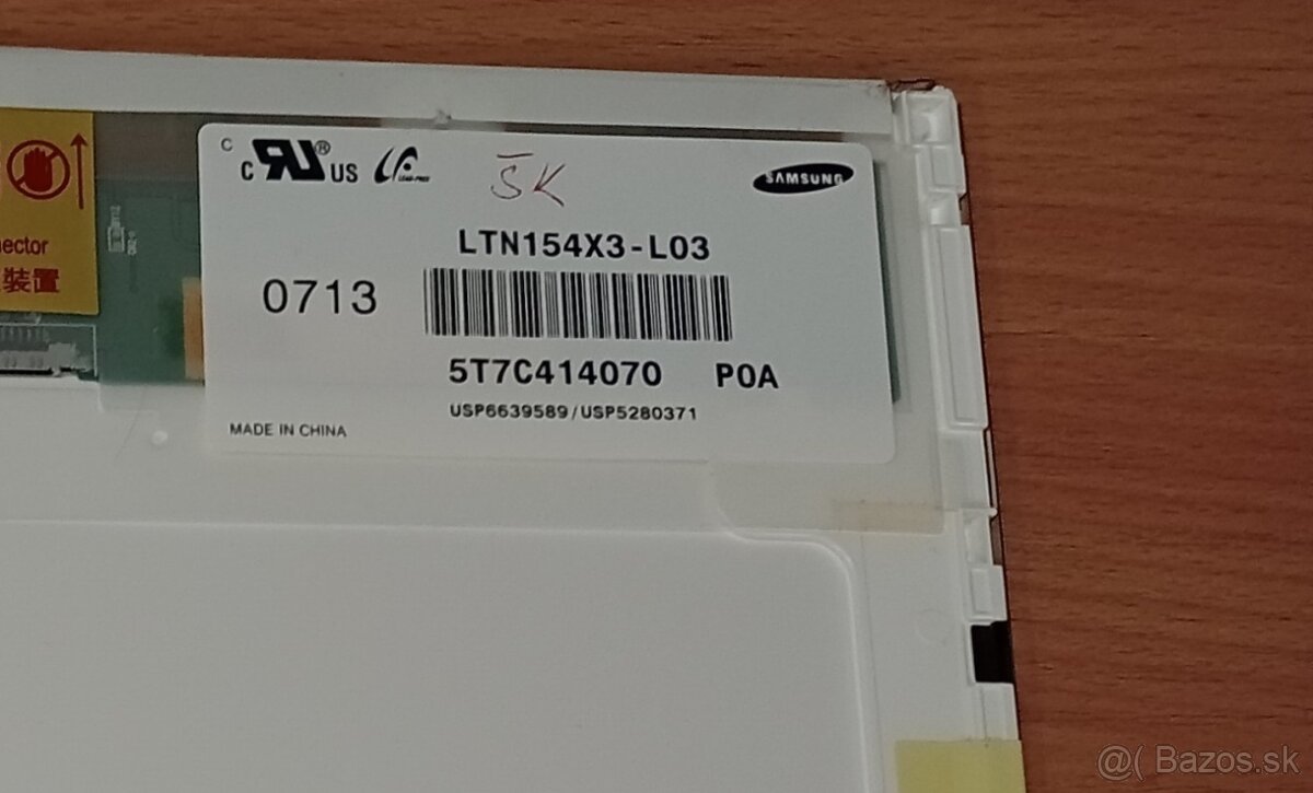 predám 15,4" CCFL displej z notebooku , LTN154X3-L03 - 3