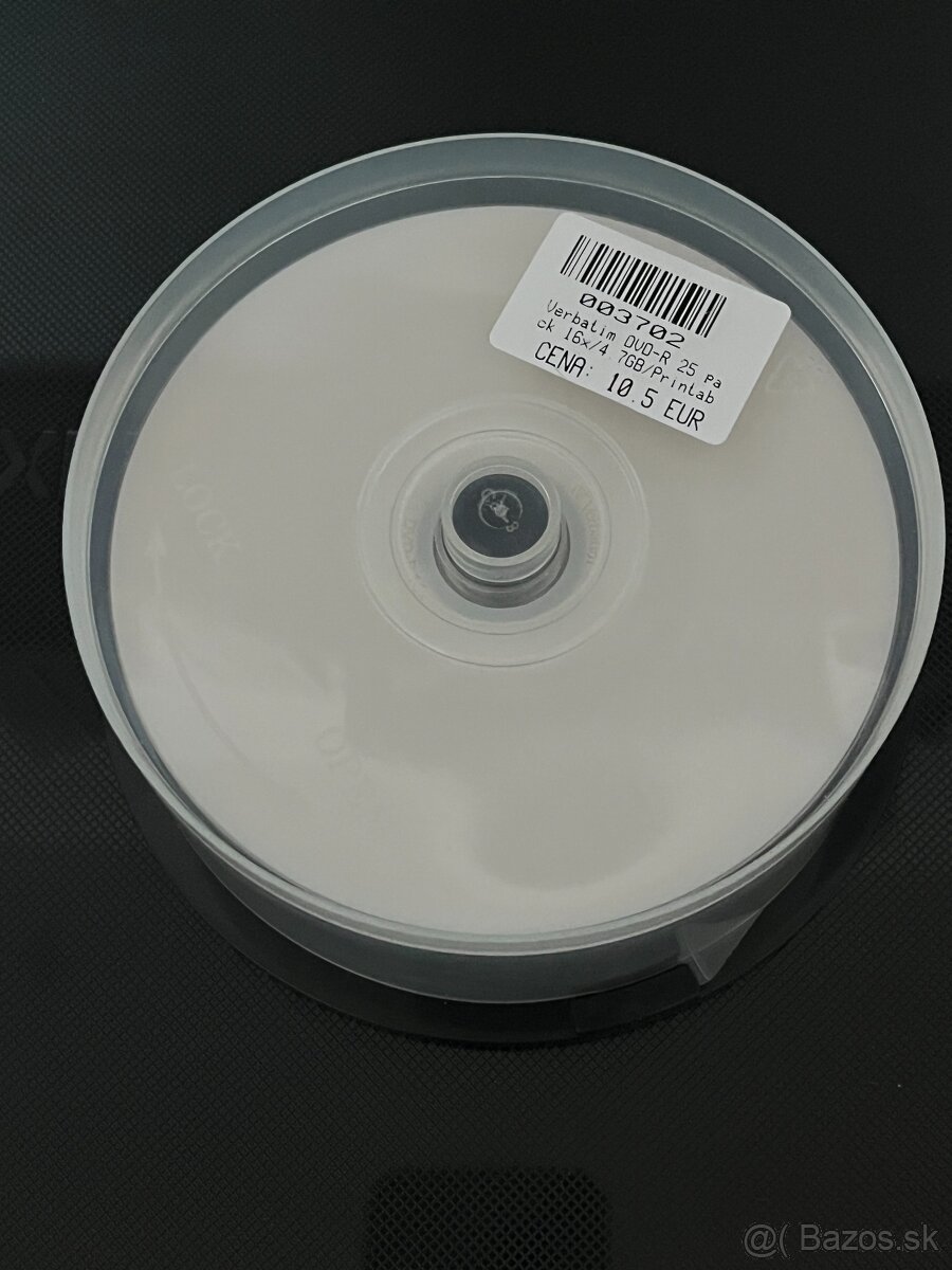 DVD Verbatim Printable 4,7GB 16X 25ks - 3