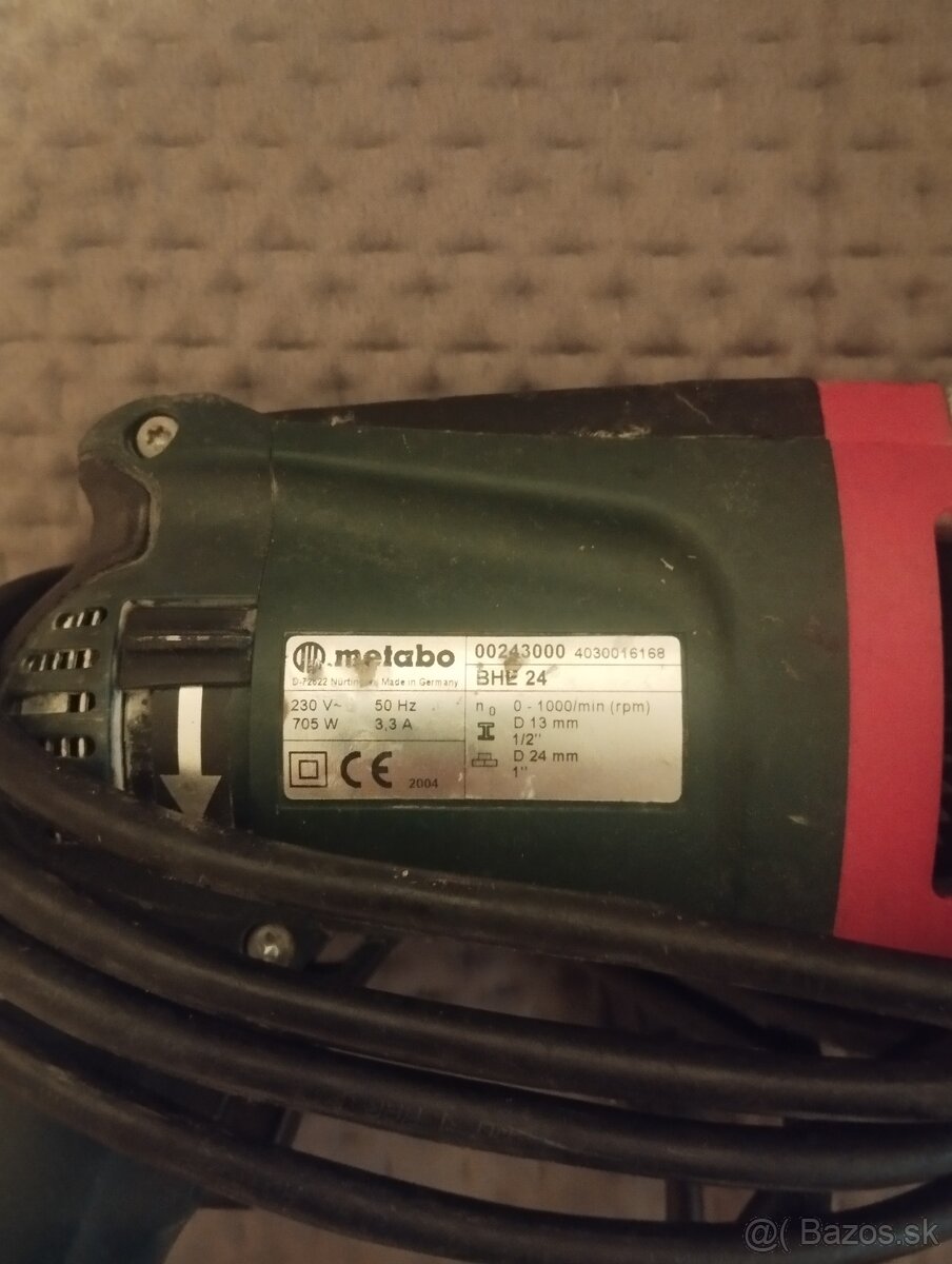 Príklepova vŕtačka Metabo sds - 3