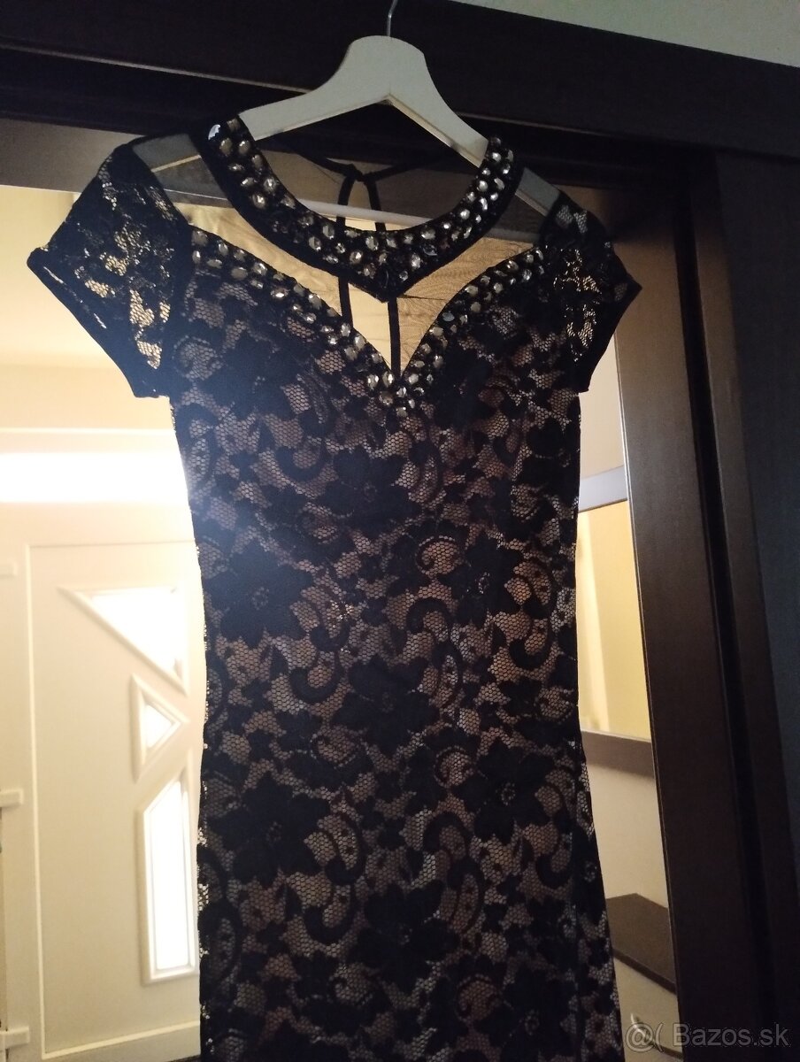 Spoločenské šaty, veľkosť 38 - 3