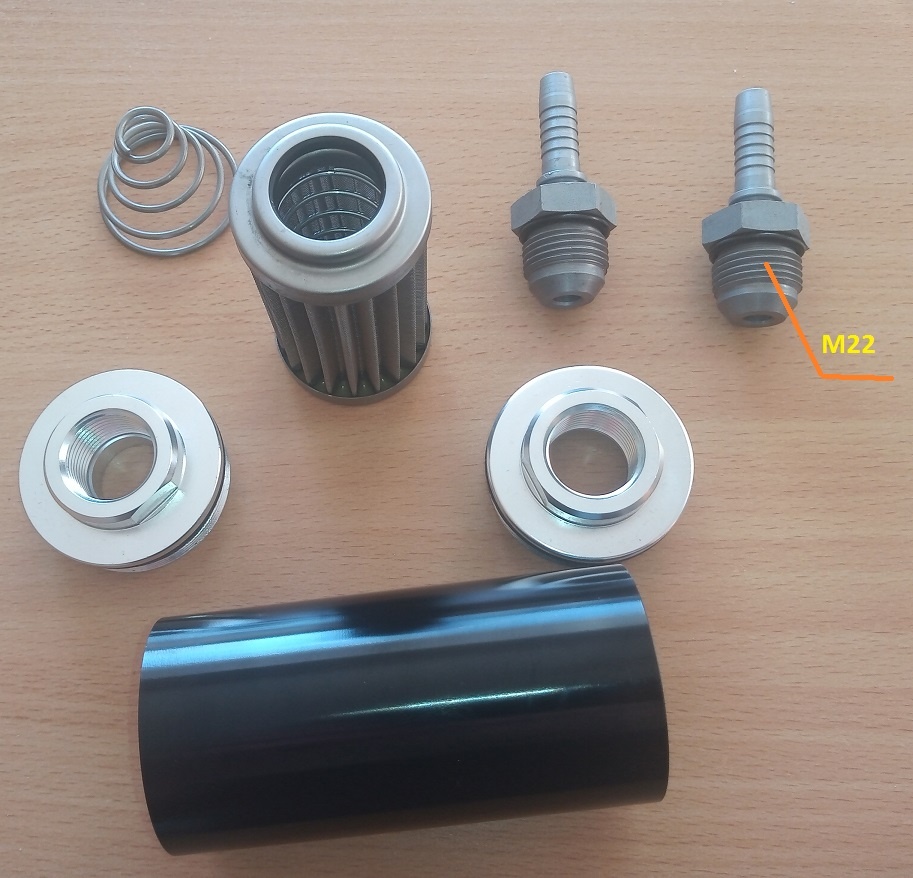 Top Palivovy / hydraulicky filter 100 mikronov - 3