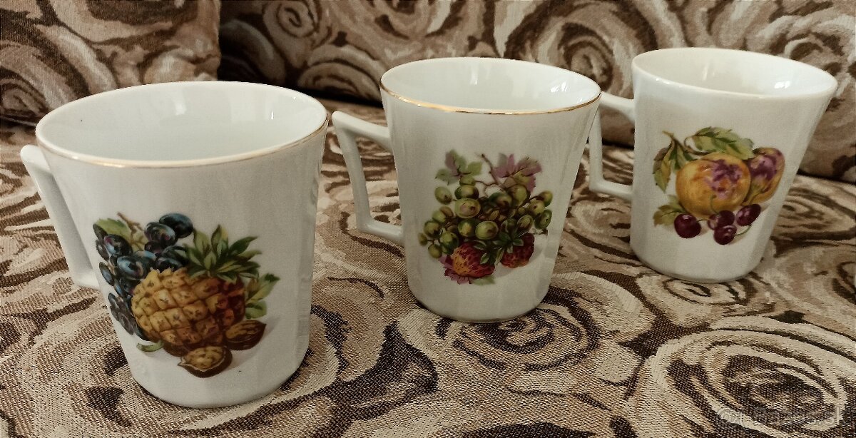 Hrnceky - ovocny motiv - 3