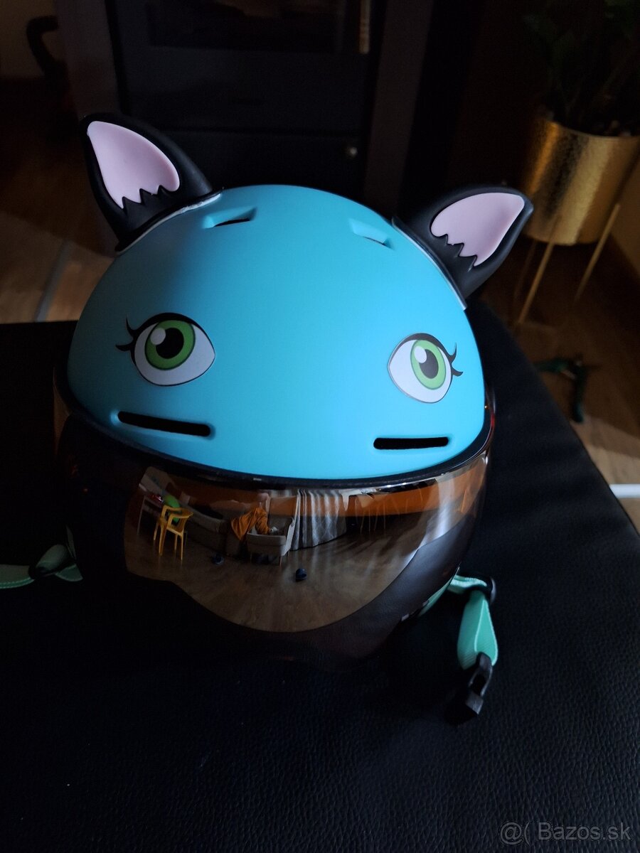 Detská lyžiarska prilba + štít - 3