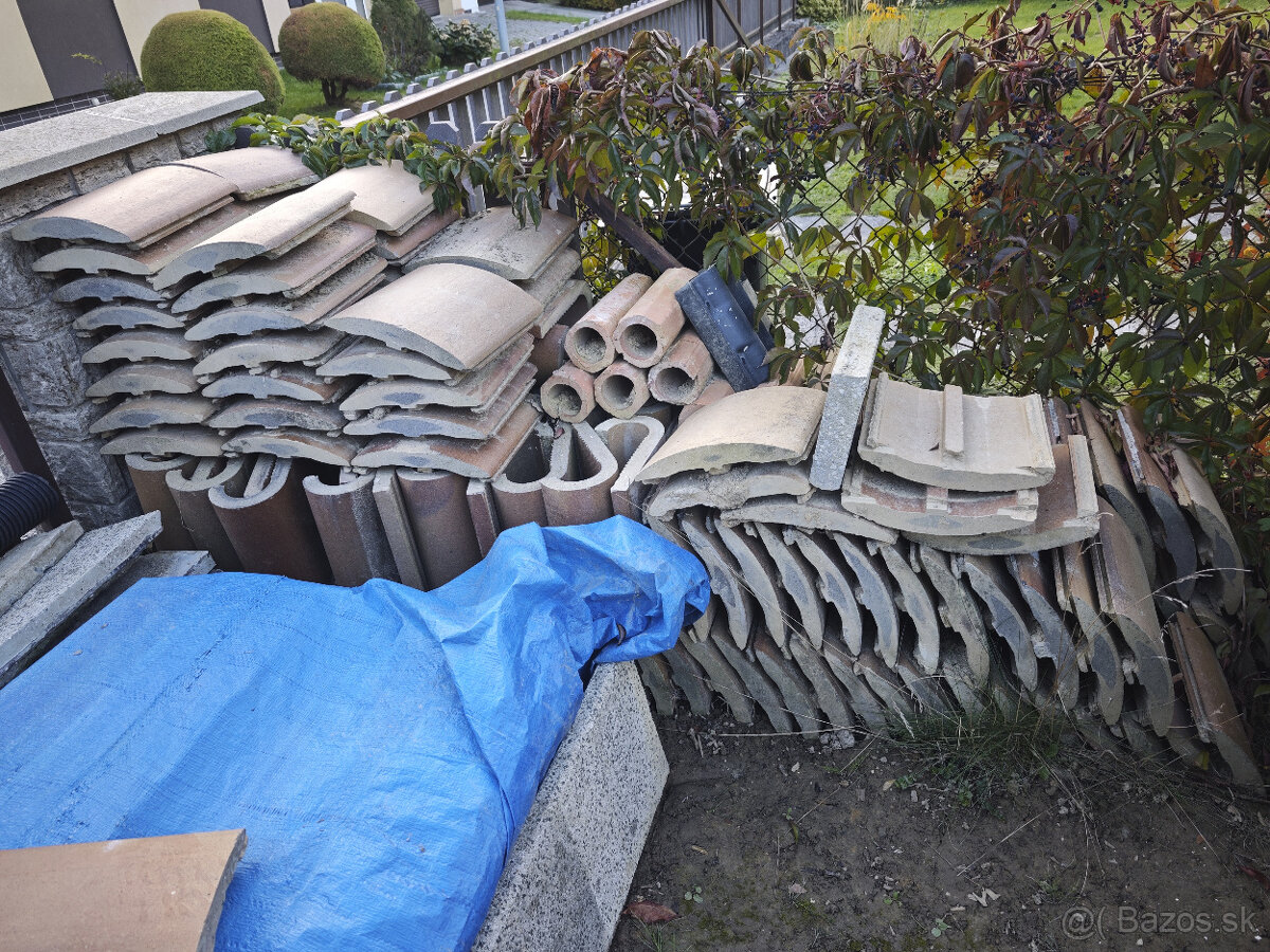 Keramické tvárnice / čiapky na plot / za symbolickú cenu - 3