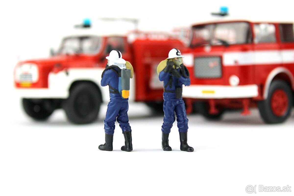 Ručne malované figúrky hasičov 1:43 - 3