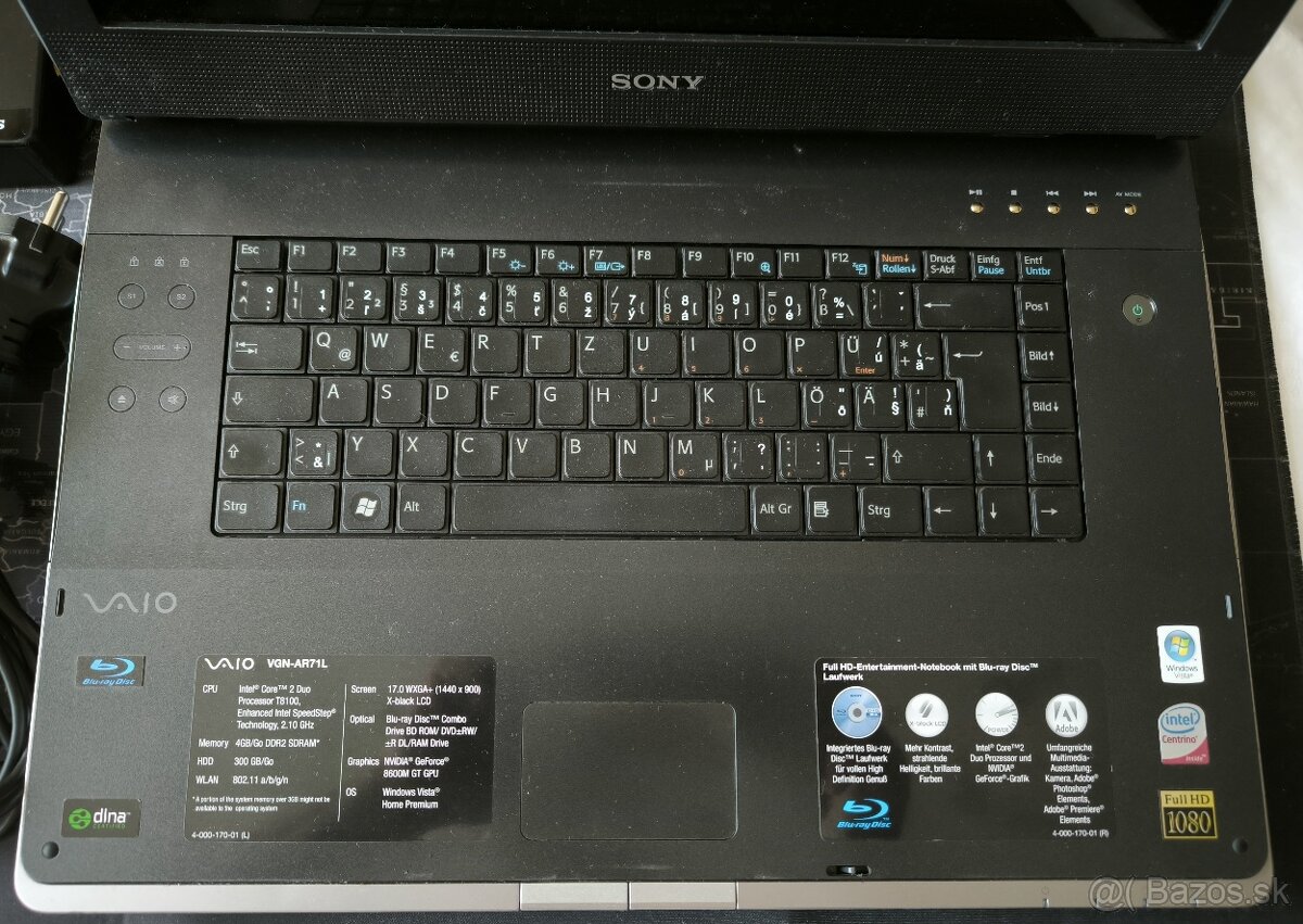 SONY VAIO VGN-AR71L, REZERVOVANÉ - 3
