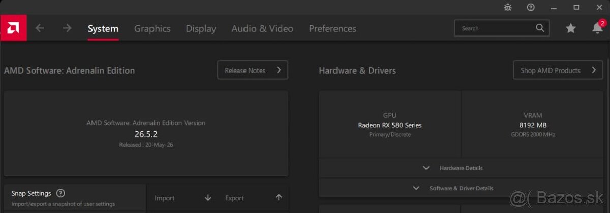 MSI Radeon RX580 Armor 8gb - 3