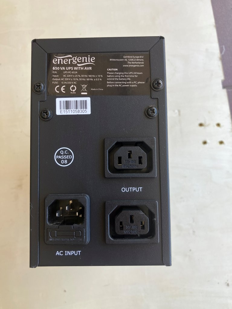 UPS Energenie UPS-PC-652A - 3