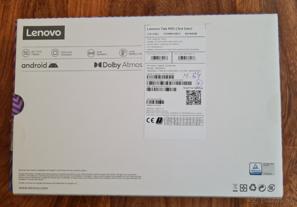 Nový tablet Lenovo Tab M10 3rd Gen - 3