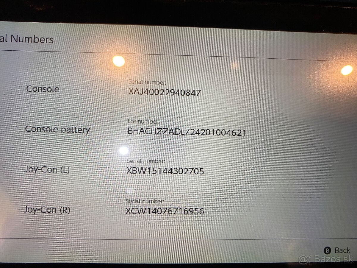 Nintendo switch V1 - možno CFW - 3