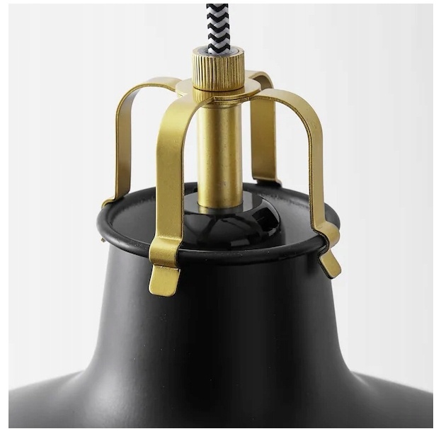 Ikea RANARP závesná lampa čierna - 3