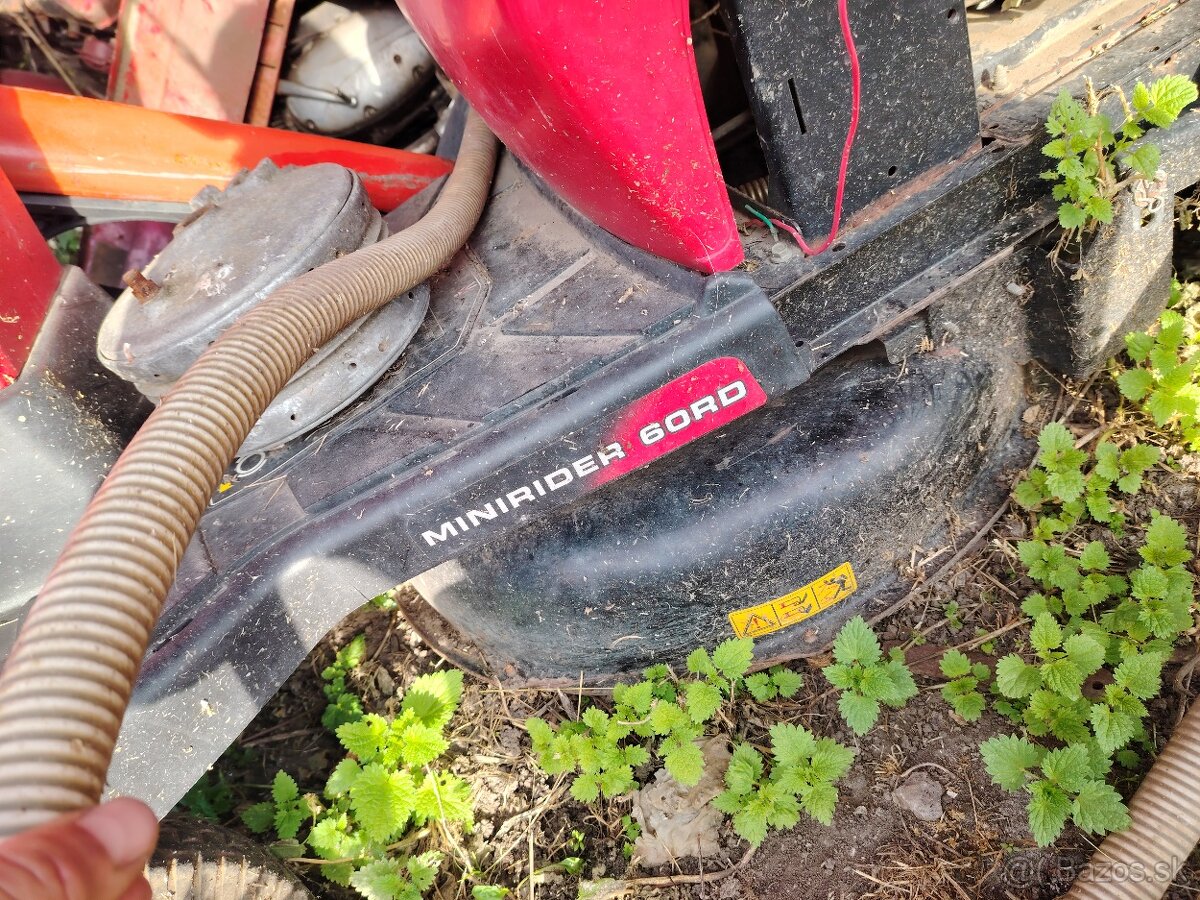 Predám traktorik kosačku rider - 3