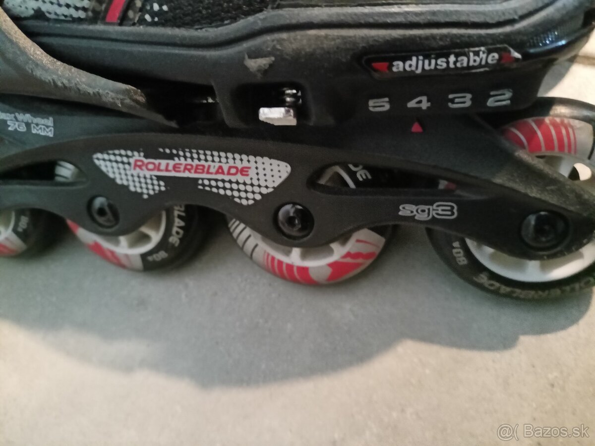 Korčule Rollerblade + prilba, chrániče, vak - 3