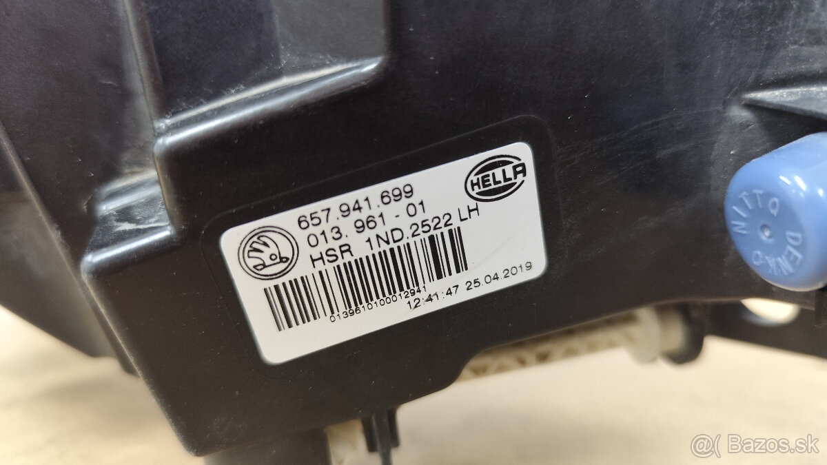 Ľavá predná hmlovka Škoda Scala 657 941 699 - 3