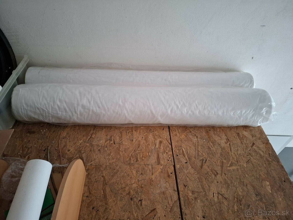 Bavlnená látka plátno Biela - 3