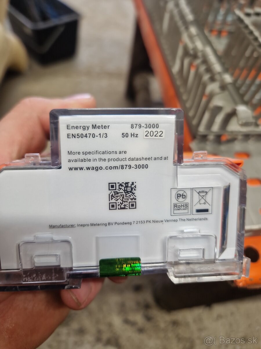 Trojfázový elektromer WAGO 879-3000 - 3