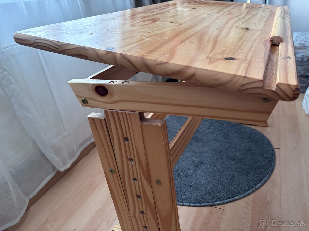Písací stôl Julia borovica - 3