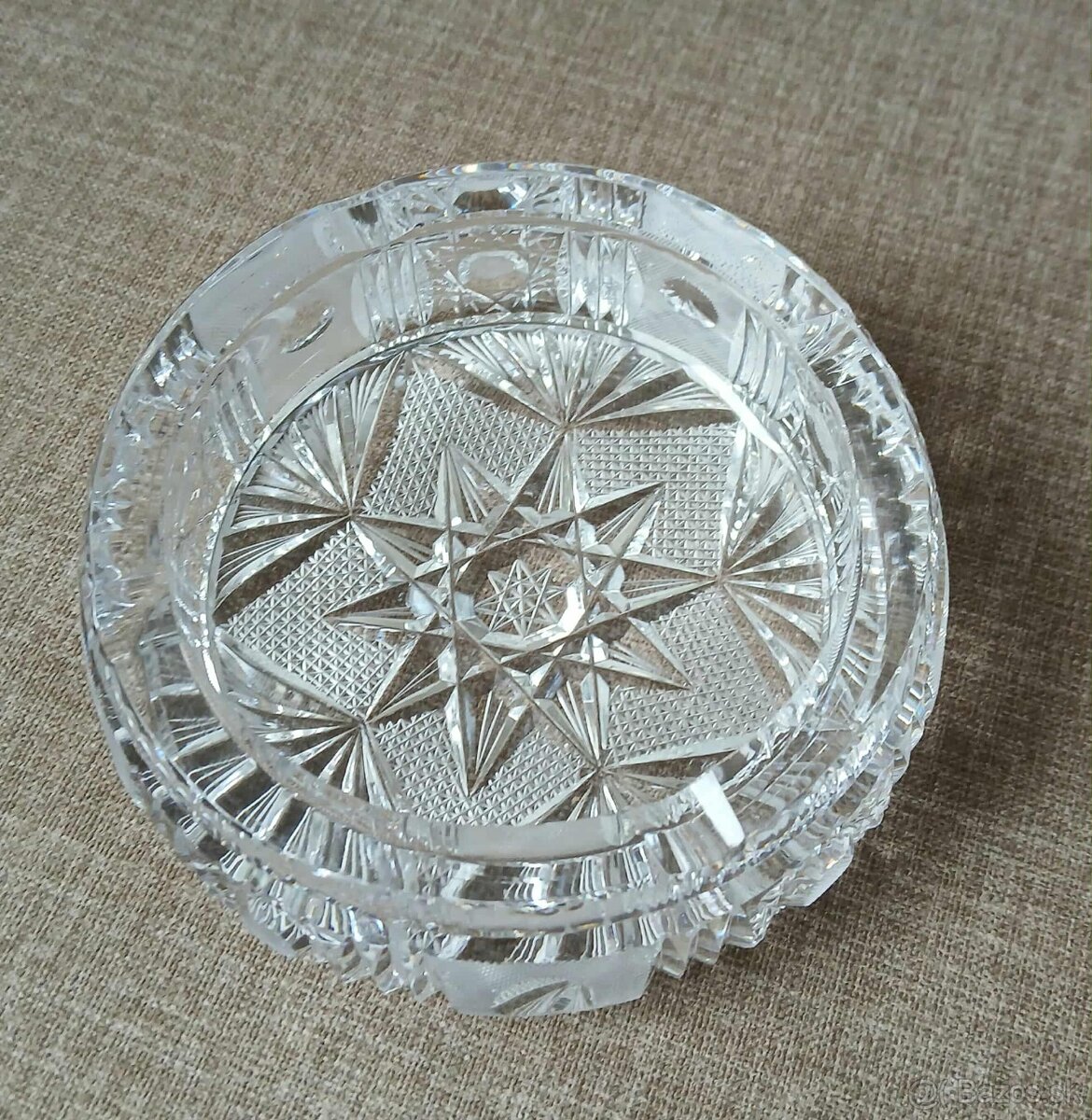 Brúsené popolníky Bohemia Crystal - Československo - 3