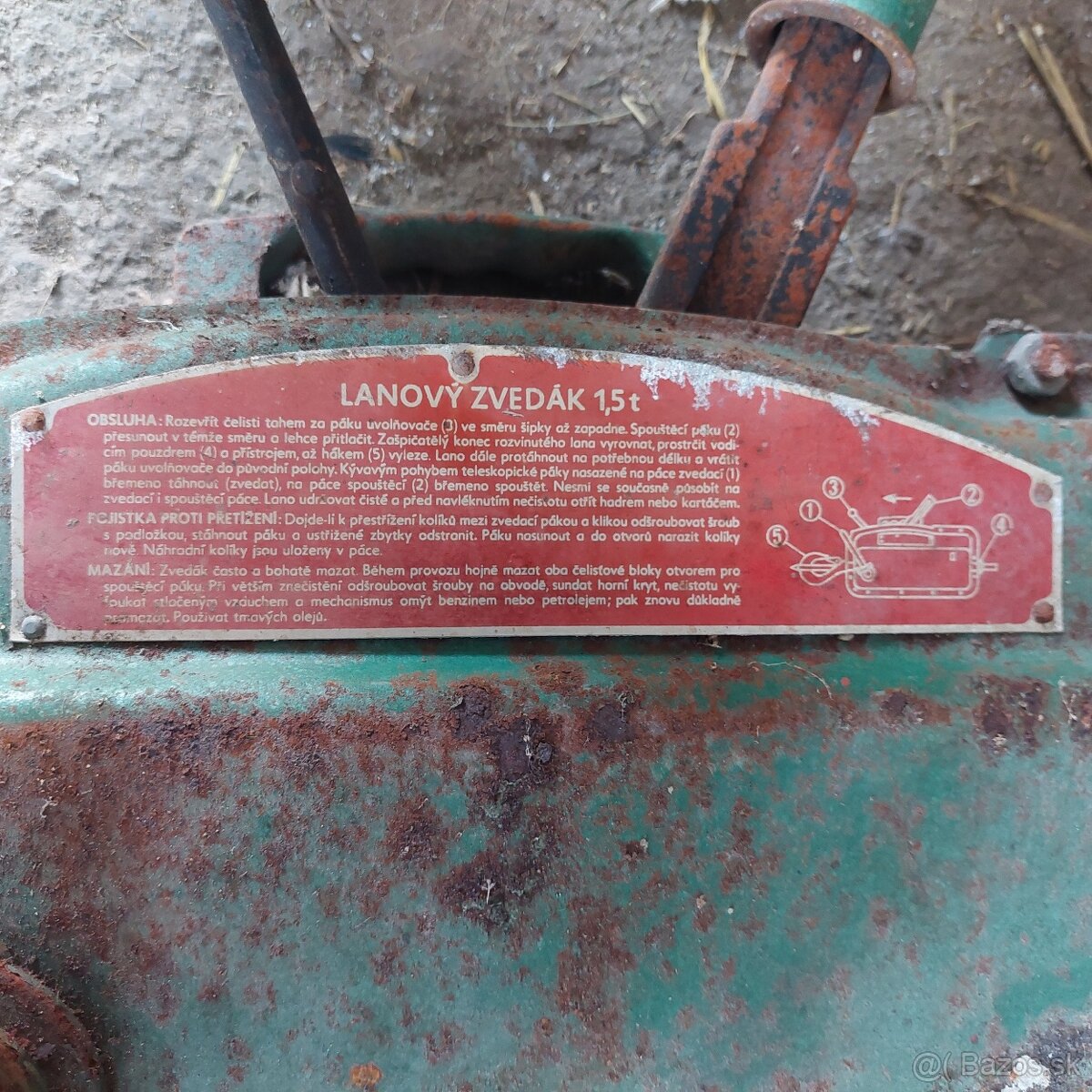 Lanový zdvihák + ručné zdviháky - 3