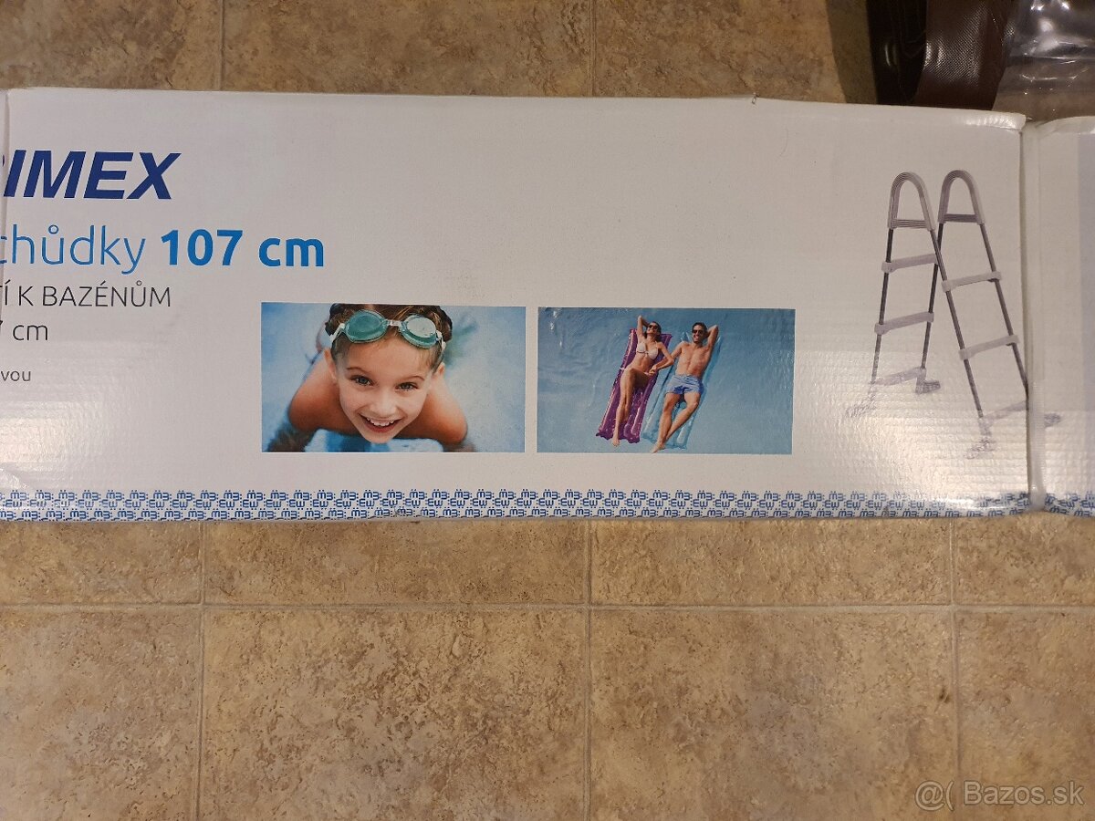 Schodiky do bazena 107cm - NOVE - 3