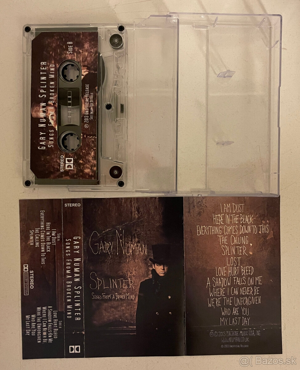 MC GARY NUMAN Splinter(Songs From A Broken Mind) - 3